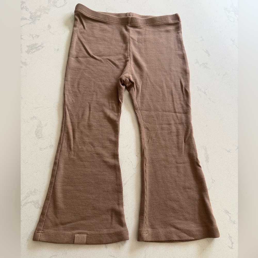 NWOT Set Kids Ribbed Flare Pants